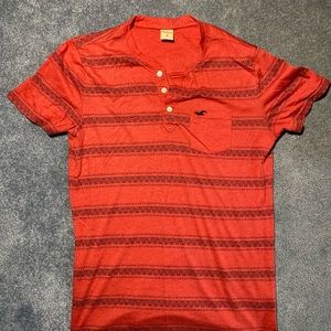Hollister Striped Pattern Design Shirt with Pocket